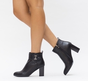 botine negre de iarna