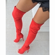cizme lungi cu toc elegante
