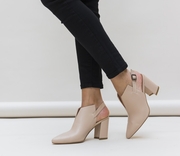 botine de vara cu toc mic