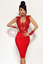 rochii scurte de seara rosii